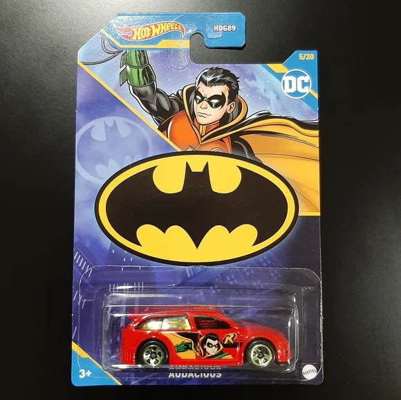 Hot Wheels DC Universe Robin Character Car - Premium Superhero Vehicle